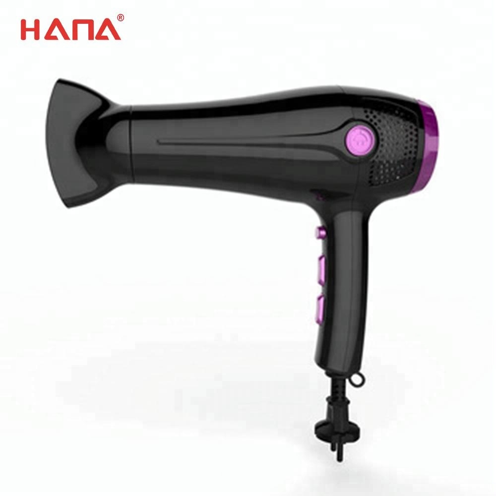 Auto-rolling /retractable internal power cord feature hang loop Low Noise 2000W household hair blow dryer